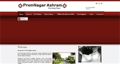 Desktop Screenshot of premnagarashram.com